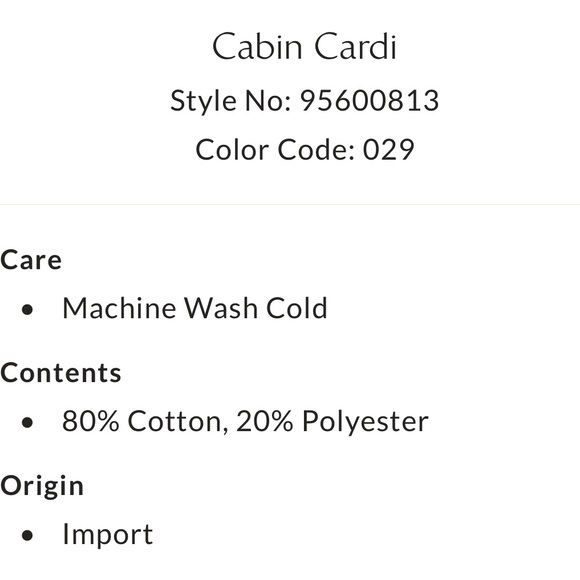 New Free People Happy Camper Cabin Cardi cream brown zipper - Picture 5 of 6